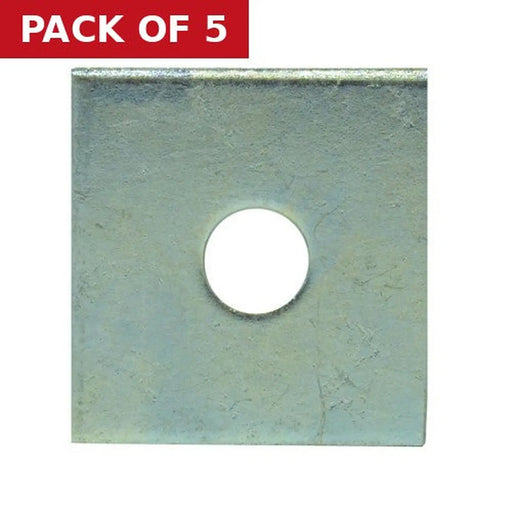 Centurion 10mm x 50mm  ZP Square Plate Repair Washers (Packs of 4) - Pack of 5
