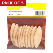 Centurion Size 10 Jointing Biscuit (Pack of 10) - Pack of 5
