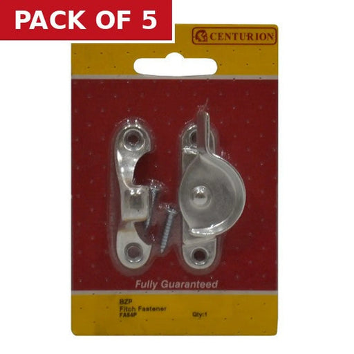Centurion Fitch Fastener, Zinc Plated, 60mm - Pack of 5
