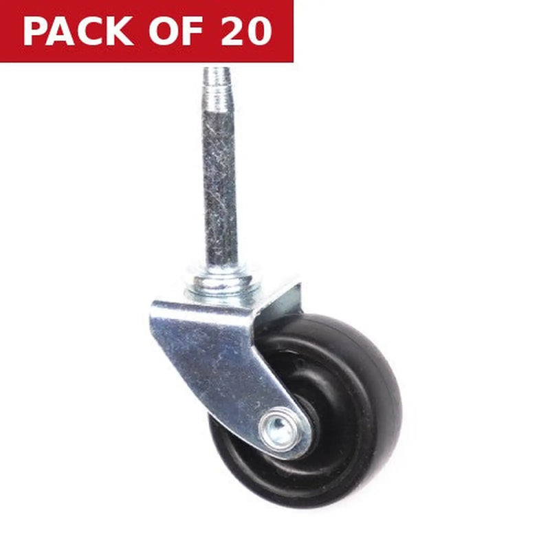 Centurion 31mm Peg Fix Castors - Pack of 20