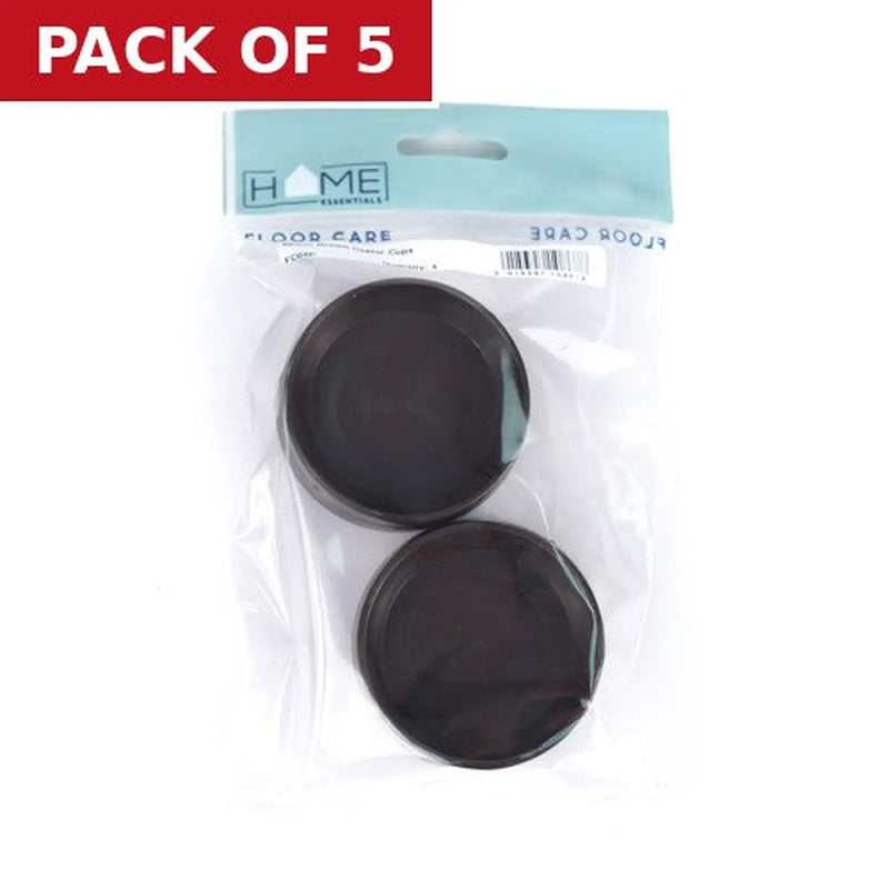 Centurion 60mm Brown Castor Cups (Pack of 4) - Pack of 5