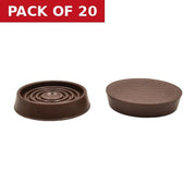 Centurion 45mm Rubber Castor Cups - Pack of 20