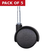 Centurion 40mm Twin Wheel Peg Fix Castors - Pack of 5