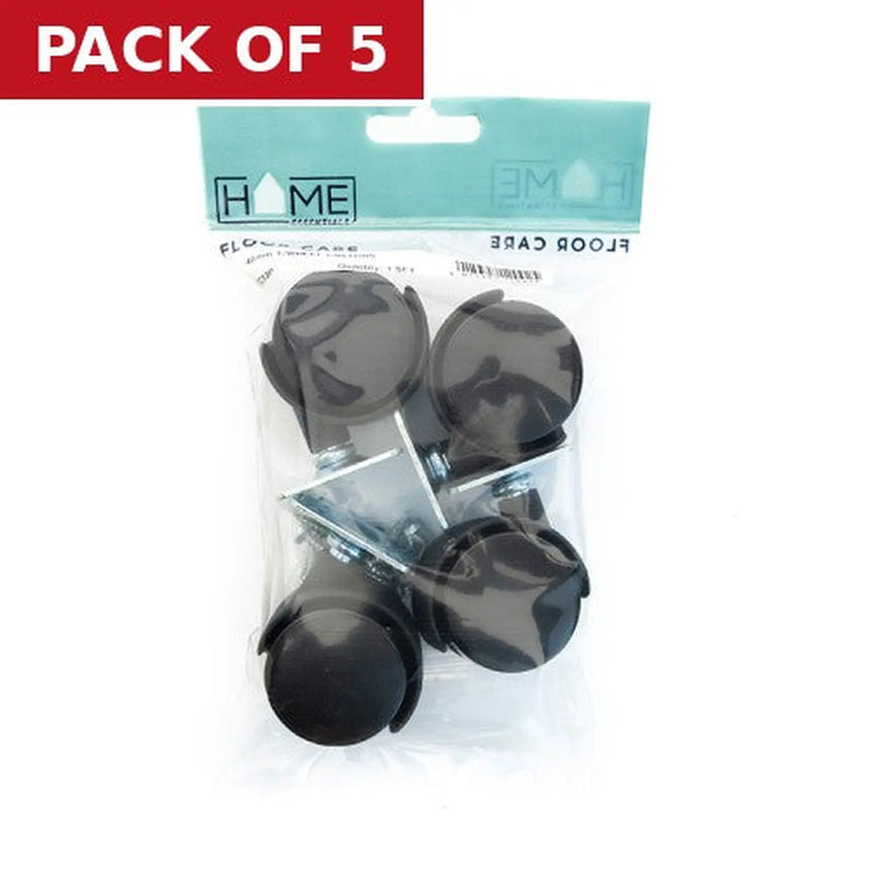 Centurion 40mm Twin Wheel Plate Fix Castors  (Pack of 4) - Pack of 5