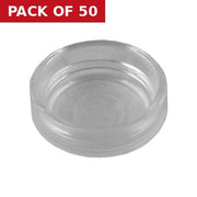 Centurion 45mm Clear Medium Castor Cups - Pack of 50