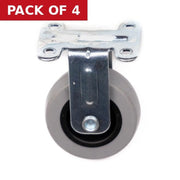 Centurion 50mm TPR Heavy Fixed Castor (9051050) - Pack of 4