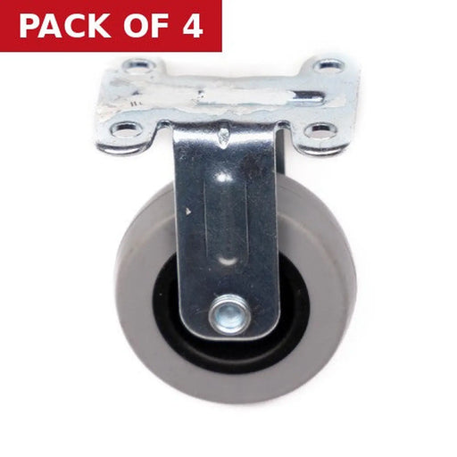 Centurion 50mm TPR Heavy Fixed Castor (9051050) - Pack of 4
