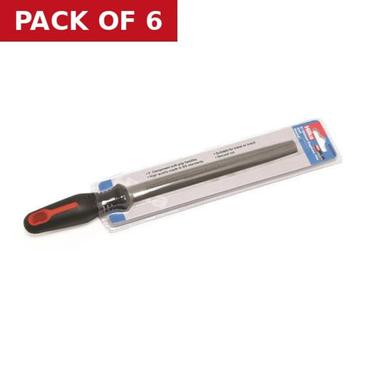 Centurion Half Round No 2 Smooth Cut File, 8" - Pack of 6