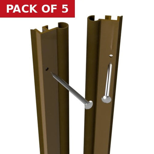 Centurion Warmseal Multi-fin Seal, Short Set, Brown, 5 x 914mm - Pack of 5
