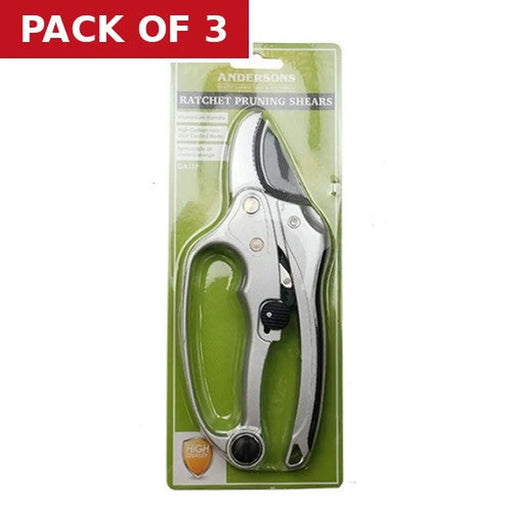 Centurion Ratchet Pruning Shears, 200mm - Pack of 3