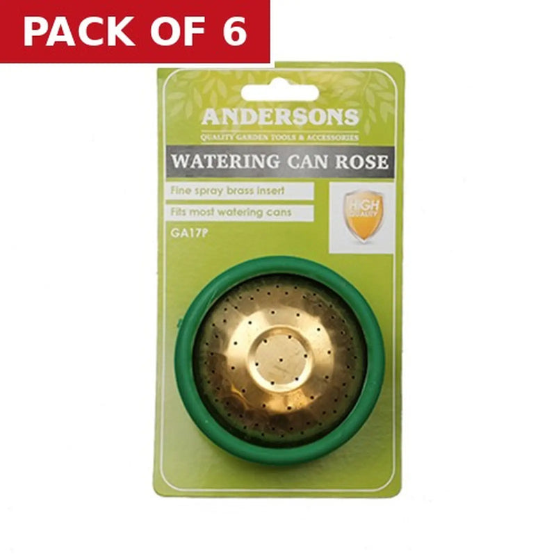 Centurion Watering Can Rose, Green - Pack of 6