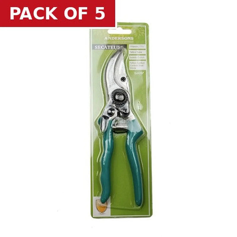 Centurion Felco Type Secateurs, 190mm - Pack of 5