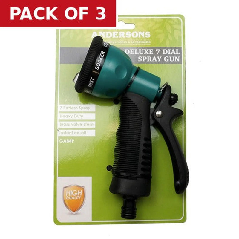 Centurion 7 Dial Plastic Spray Gun, 1/2" BSP - Pack of 3