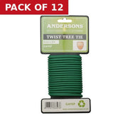 Centurion Garden Sponge Twist Tie, Green, 4mm x 5m - Pack of 12