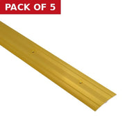 Centurion 55mm Width Gold Extra Wide Carpet & Lino Cover - Pack of 5