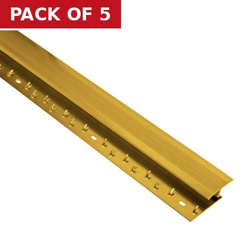 Centurion 900mm Matt Gold 'Z' Edge Floor Profile - Pack of 5