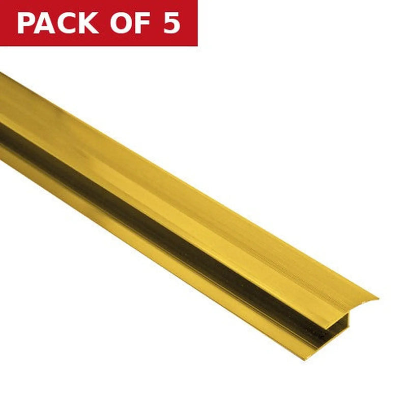 Centurion 900mm Matt Gold Round Edge Floor Profile - Pack of 5