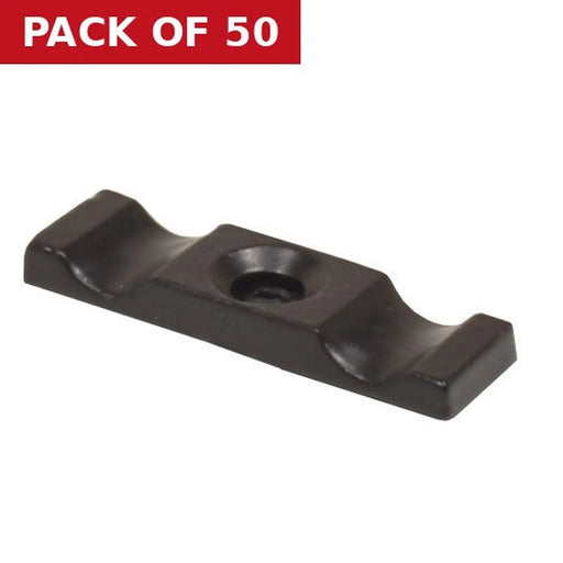 Centurion Steel Turn Buttons, Epoxy Black, 40mm - Pack of 50
