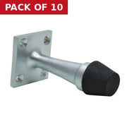 Centurion 70mm (2 3/4") CP Square Base Projection Door Stop - Pack of 10