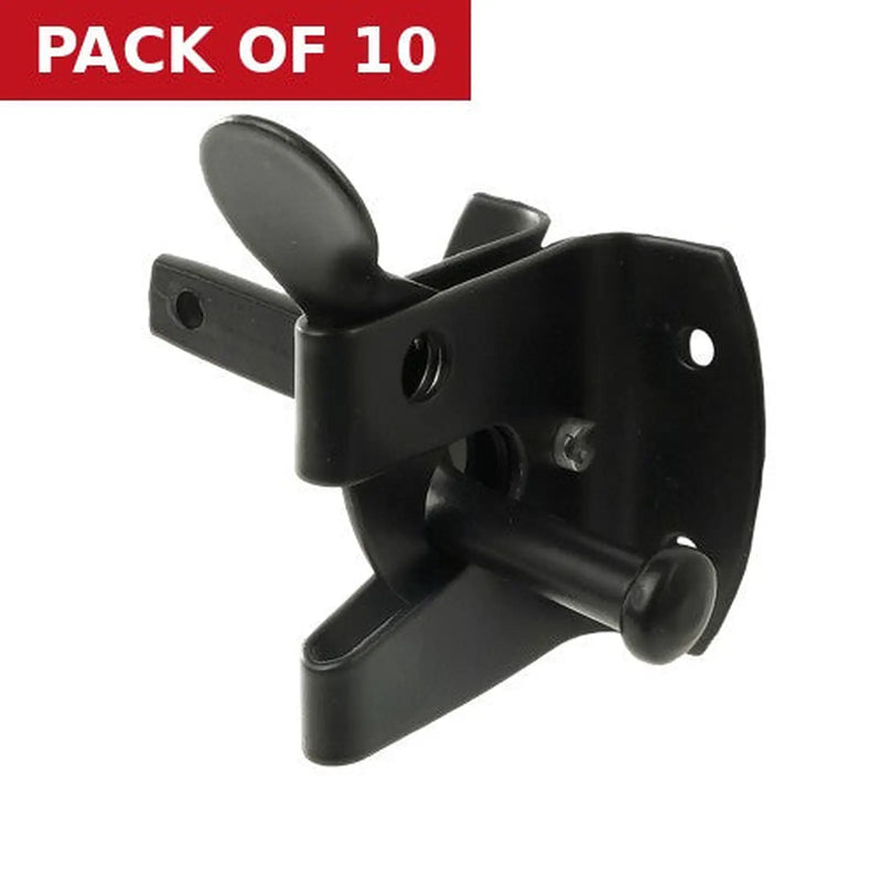 Centurion Autogate Latch, Epoxy Black - Pack of 10