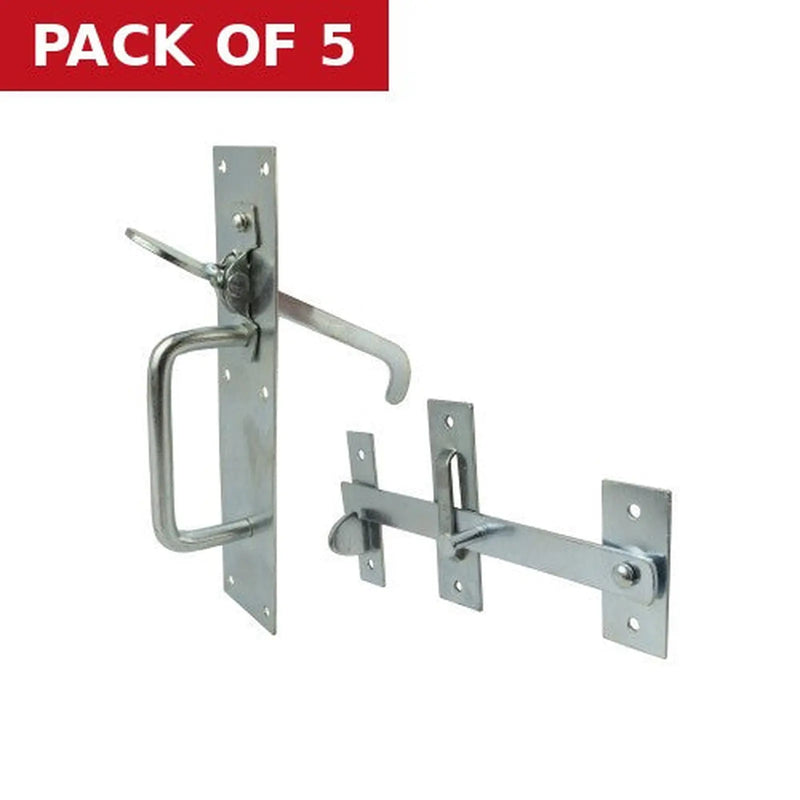 Centurion Light Suffolk Latch, Zinc Plated, 200mm - Pack of 5