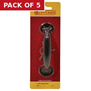 Centurion Steel Tubular Handle, Epoxy Black, 150mm - Pack of 5