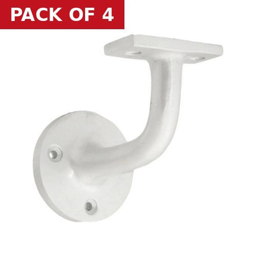 Centurion Aluminium Handrail Brackets, Satin Anodised Aluminium, 65mm - Pack of 4
