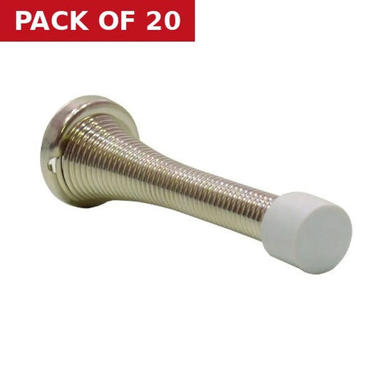 Centurion 80mm NP Spring Door Stops - Pack of 20