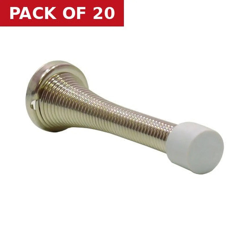 Centurion 80mm NP Spring Door Stops - Pack of 20
