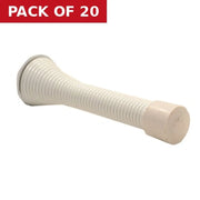 Centurion 80mm White Spring Door Stop - Pack of 20