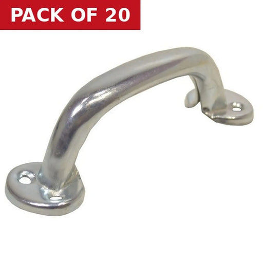 Centurion Steel Tubular Handle, Zinc Plated, 150mm - Pack of 20