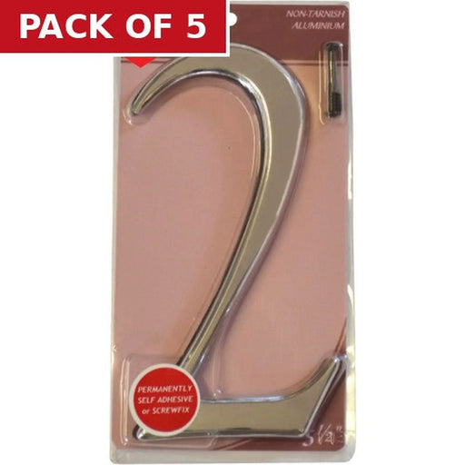 Centurion Glass/Silver Numbered Plaque 2 - Pack of 5
