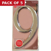Centurion Glass/Silver Numbered Plaque 9 - Pack of 5