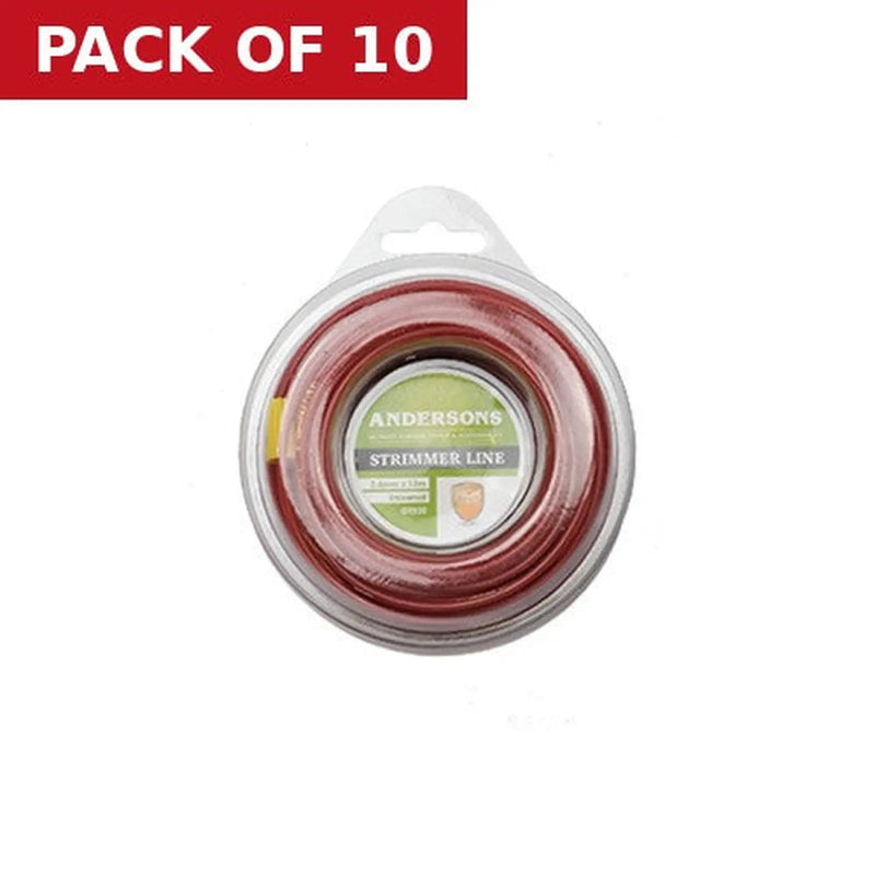 Centurion Strimmer Line, 2.4mm x 15m - Pack of 10