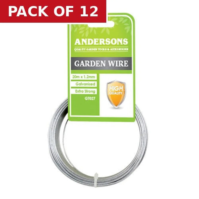 Centurion Galvanised Wire, 20m x 1.2mm - Pack of 12