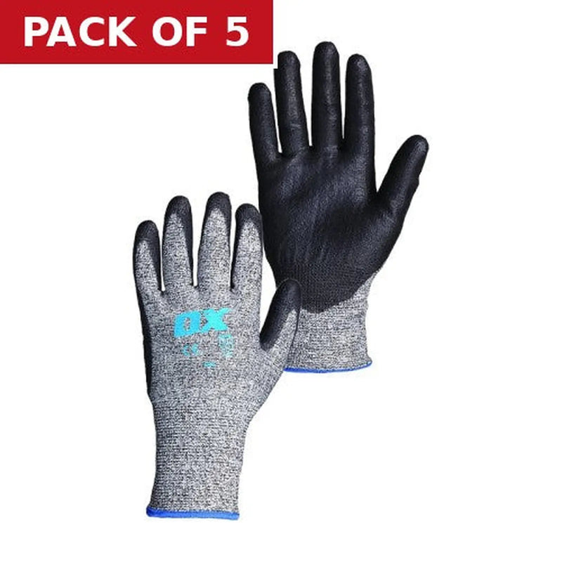 Centurion OX PU FLEX CUT C GLOVE- SIZE 10 - 1 PAIR - Pack of 5