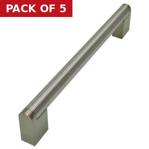 Centurion 192mm Brushed Nickel Designer Bar Handle - Pack of 5
