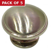 Centurion Shaker Knob, Satin Nickel, 36mm Dia. - Pack of 5