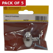 Centurion 35mm CP Oval Knob - Pack of 5