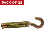 Centurion M6 Expanding Hook Bolt - Pack of 25