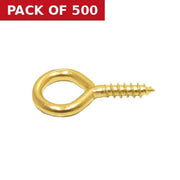 Centurion 19mm x 2mm EB Picture Screw Eyes - Pack of 500