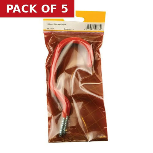 Centurion 150mm Storage Hook (Pack of 2) - Pack of 5