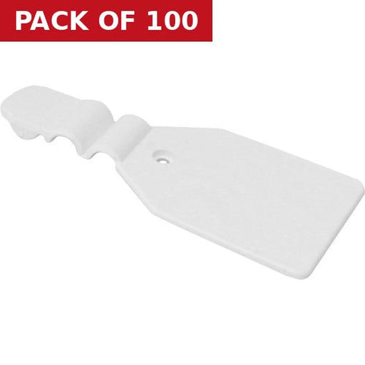 Centurion White Plastic Epos Tags - Pack of 100