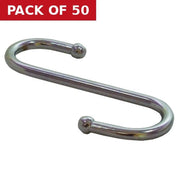 Centurion 100mm CP Ball End S Hook - Pack of 50