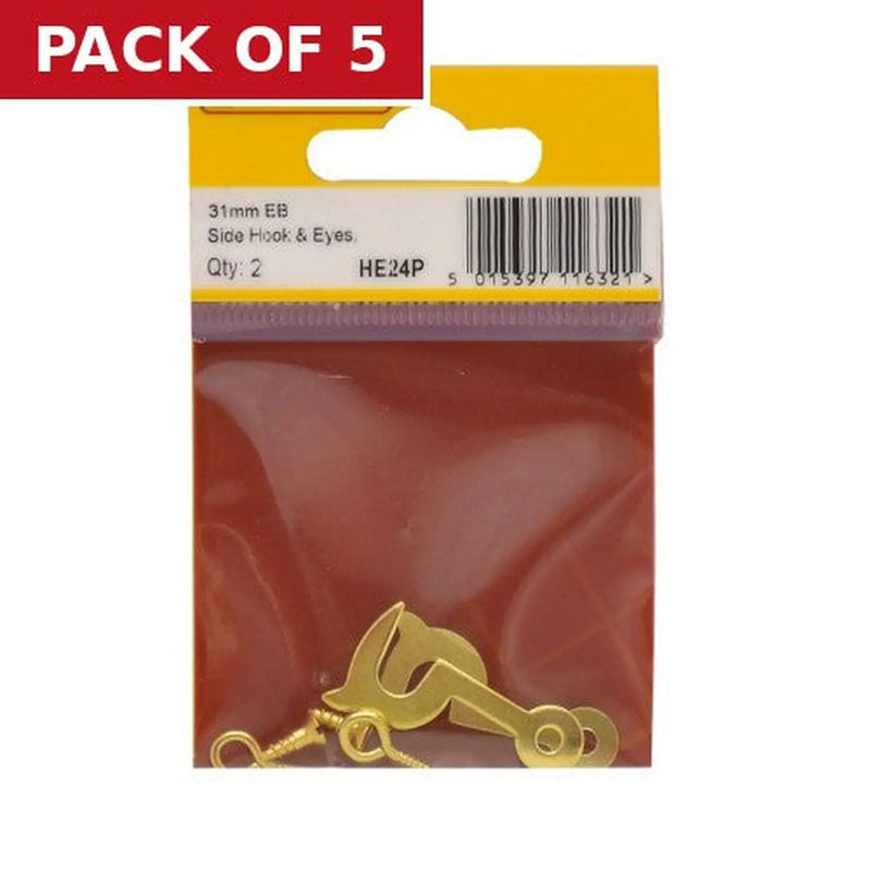 Centurion 31mm EB Side Hook & Eyes (Pack of 2) - Pack of 5