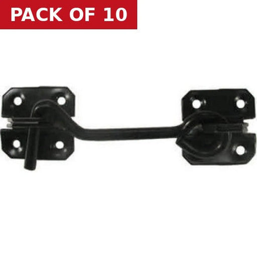 Centurion Wire Cabin Hooks, Epoxy Black, 300mm - Pack of 10