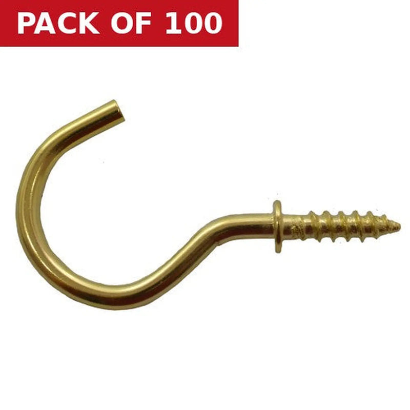 Centurion 32mm EB Shouldered Cup Hooks - Pack of 100
