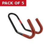 Centurion Heavy Duty Wall Hanging Bike Hook - Pack of 5