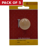 Centurion Beech Knobs, 32mm Dia. - Pack of 5