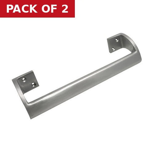 Centurion Oval Pull Handles, Polished Anodised Aluminium, 300mm - Pack of 2